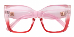 Alberta Cat Eye Pink Glasses