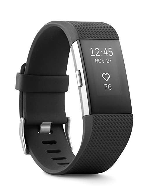 The absolute bestseller – Fitbit Charge 2 Heart Rate + Fitness Wristband, Black, Large (US ...