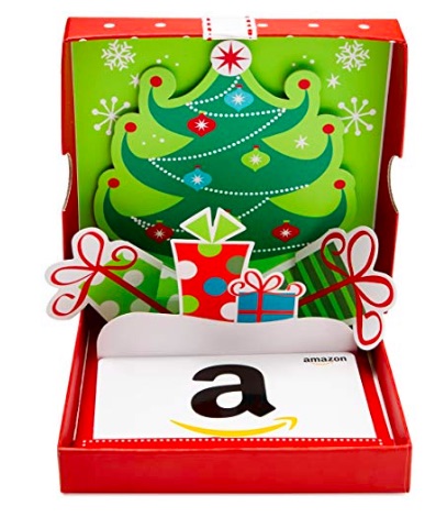 Grab The Amazon’s Gift Card in a Holiday Pop-Up Box. 