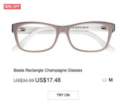 Beata Rectangle Champagne Glasses