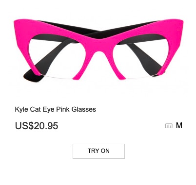 Kyle Cat Eye Pink Glasses