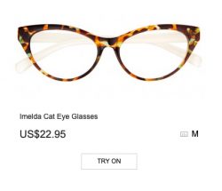 Imelda Cat Eye Glasses