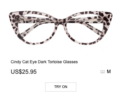 Cindy Cat Eye Dark Tortoise Glasses